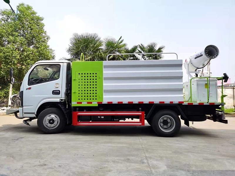 國六東風(fēng)灑水抑塵車價格免交購置稅30米霧炮廠家車前沖圖片